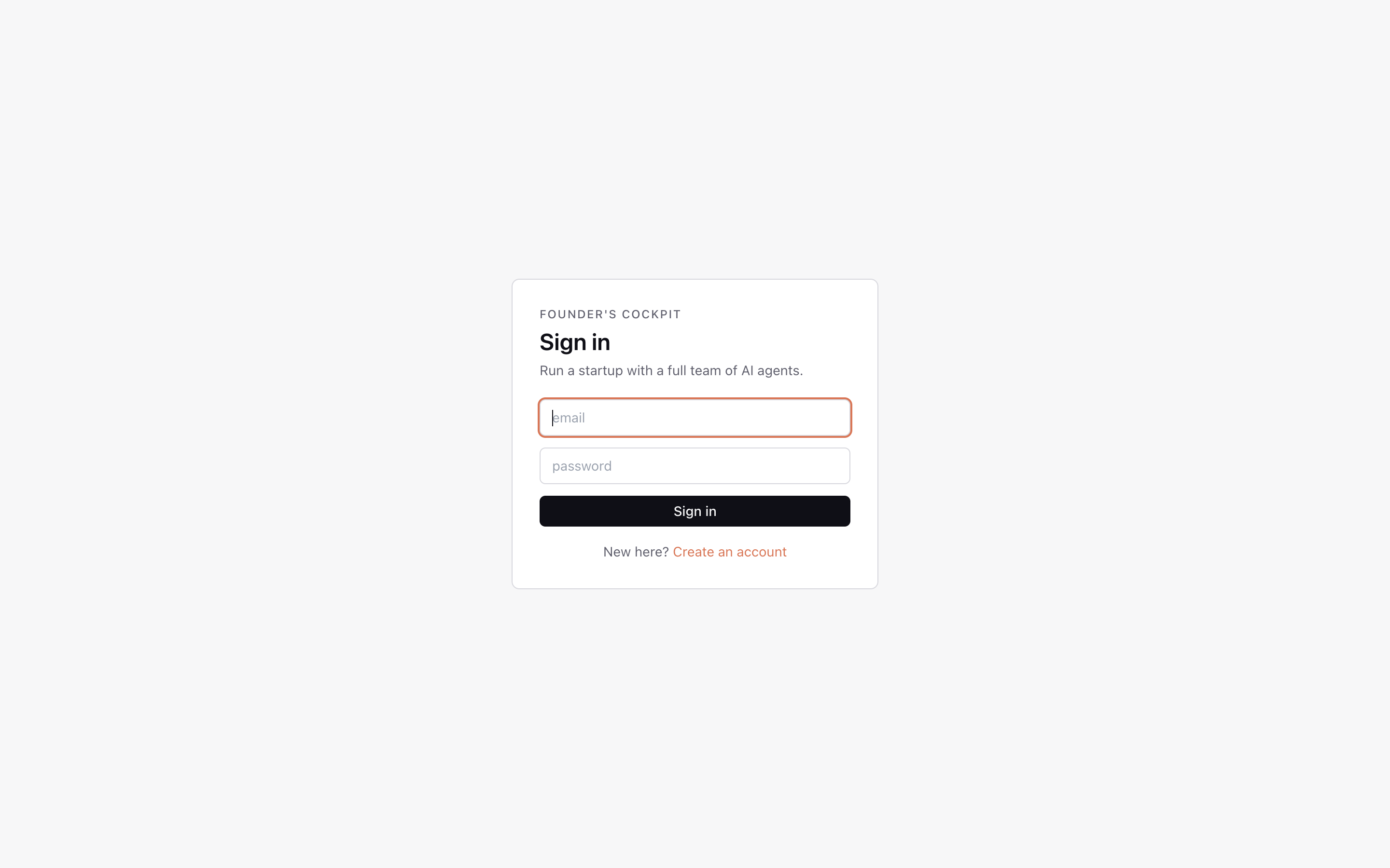 Sign in